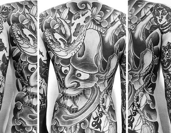 tatuaje serpiente japonesa 22