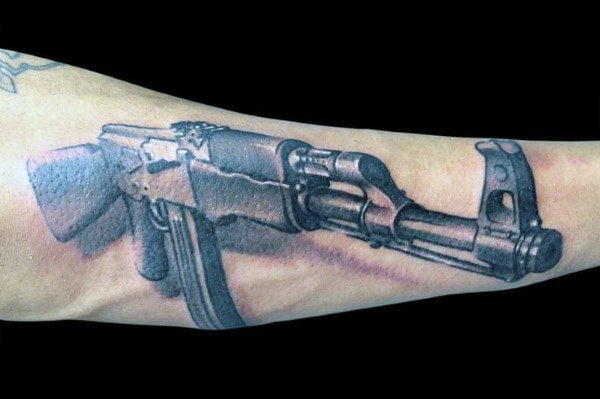 tatuaje arma ak47 69