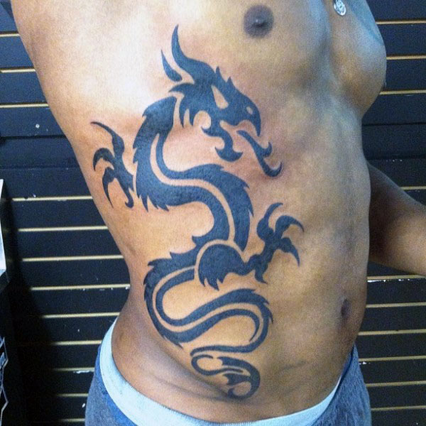 tatuaje dragon tribal 09