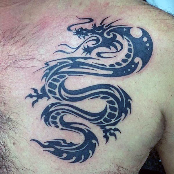 tatuaje dragon tribal 181
