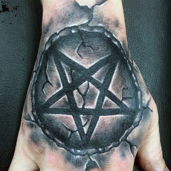 tatuaje estrella pentagrama 177
