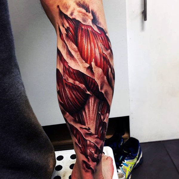 tatuaje musculos tendones 129