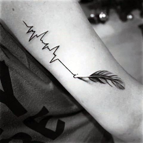 tatuaje ritmo cardiaco 81