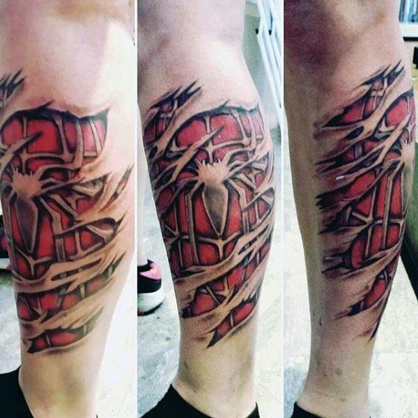 tatuaje spiderman 273