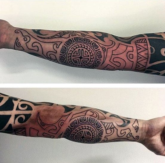 tatuaje tribal brazo 105
