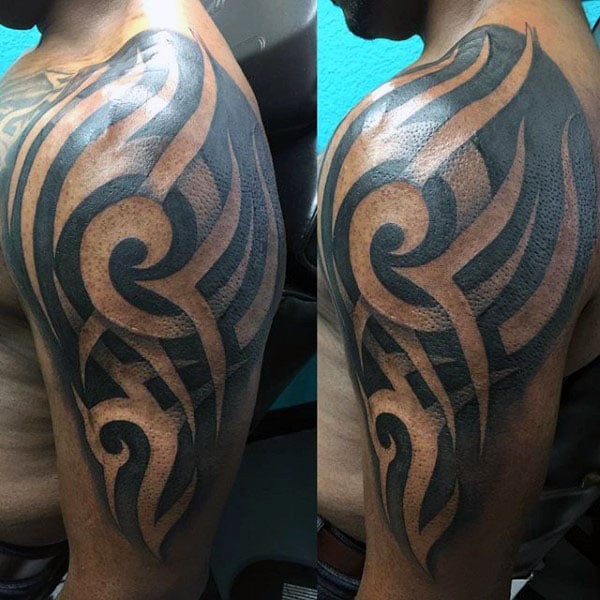 tatuaje tribal brazo 41