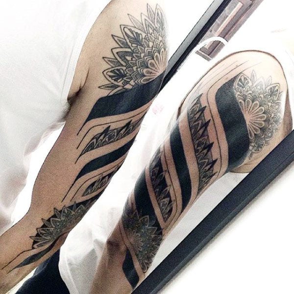 tatuaje tribal brazo 61
