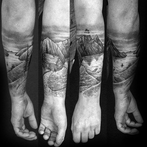 tatuaje cabana madera 06