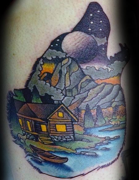 tatuaje cabana madera 20