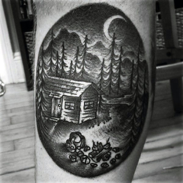 tatuaje cabana madera 28