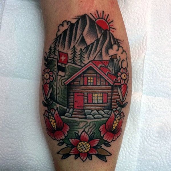 tatuaje cabana madera 36