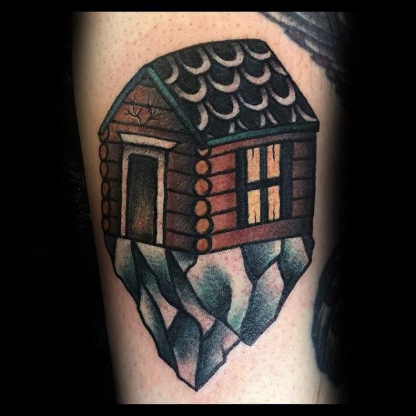 tatuaje cabana madera 58