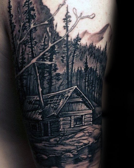 tatuaje cabana madera 72