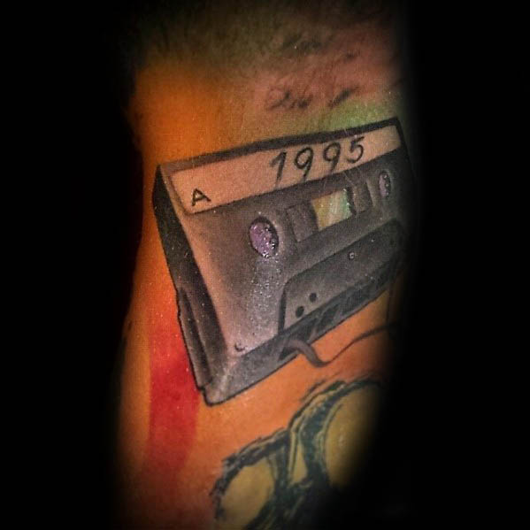 tatuaje cinta de casete 34