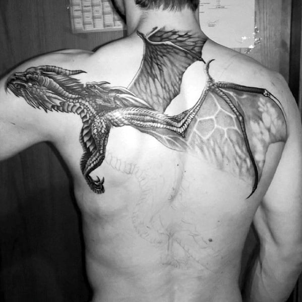 tatuaje dragon hombro 20