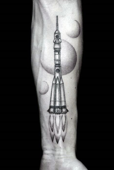 tatuaje nave espacial 14