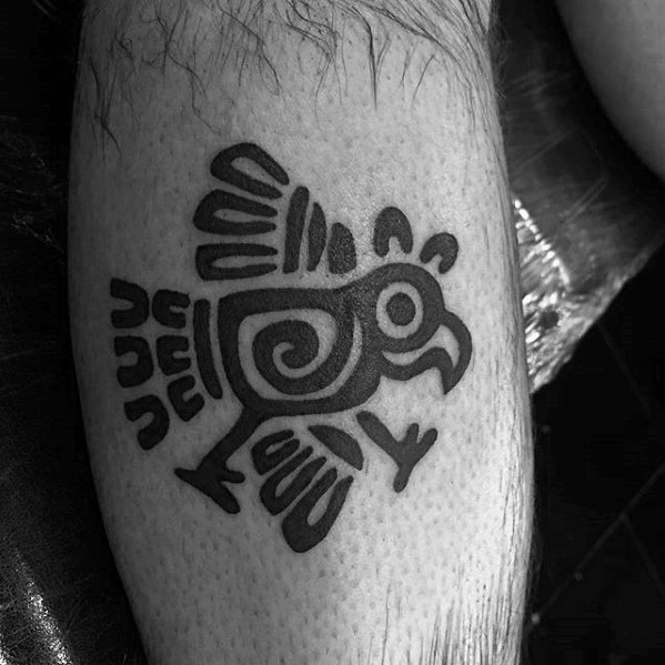tatuaje pajaro tribal 68