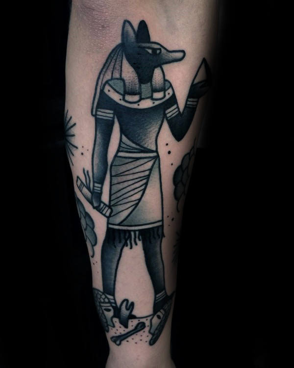 115 Tatuajes de Anubis (Con el significado)