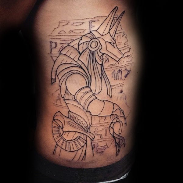 115 Tatuajes de Anubis (Con el significado)