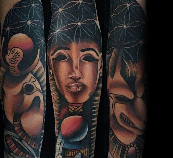 115 Tatuajes de Anubis (Con el significado)