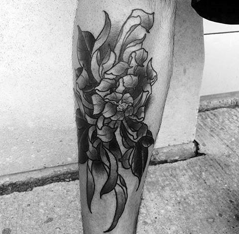 tatuaje crisantemos 217