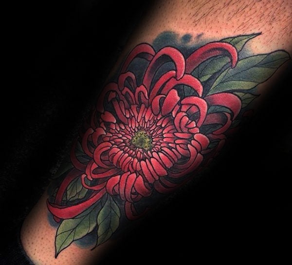 tatuaje crisantemos 247