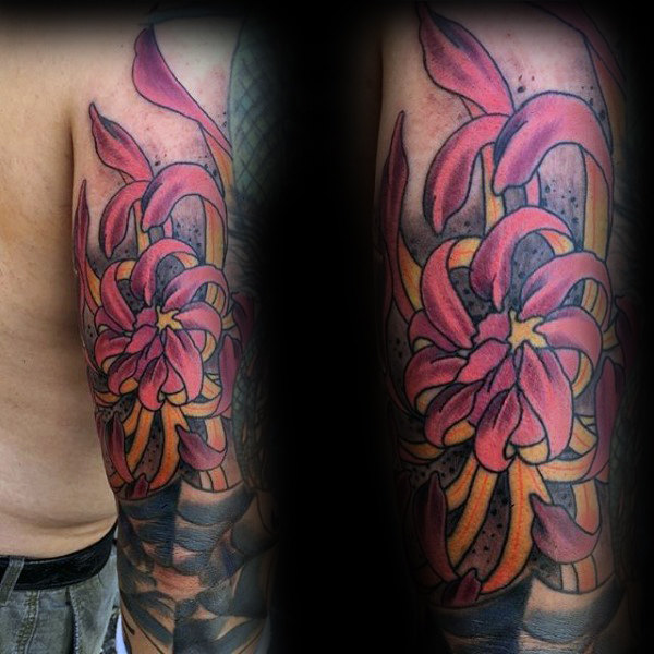 tatuaje crisantemos 301
