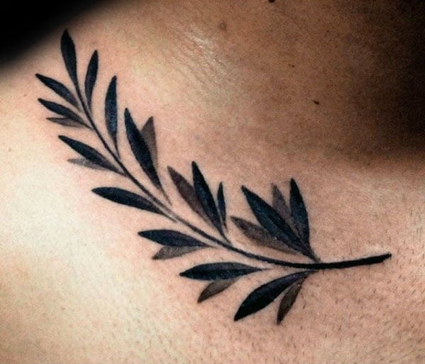 tatuaje rama de olivo 79