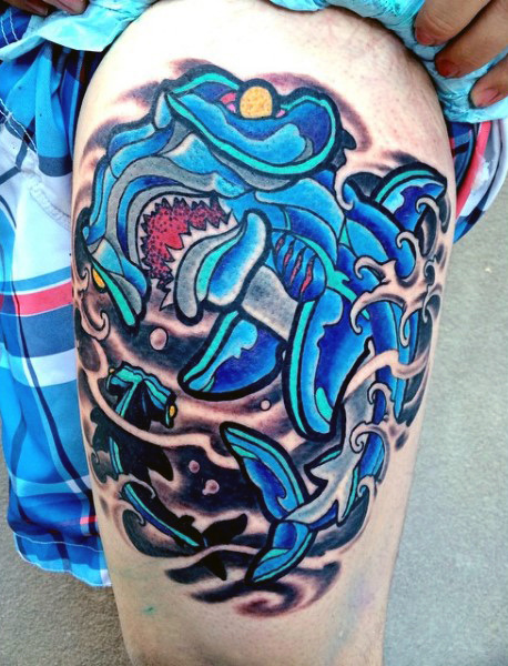 tatuaje tiburon martillo 172