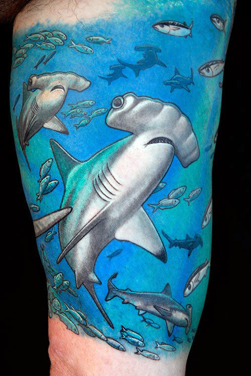 tatuaje tiburon martillo 94