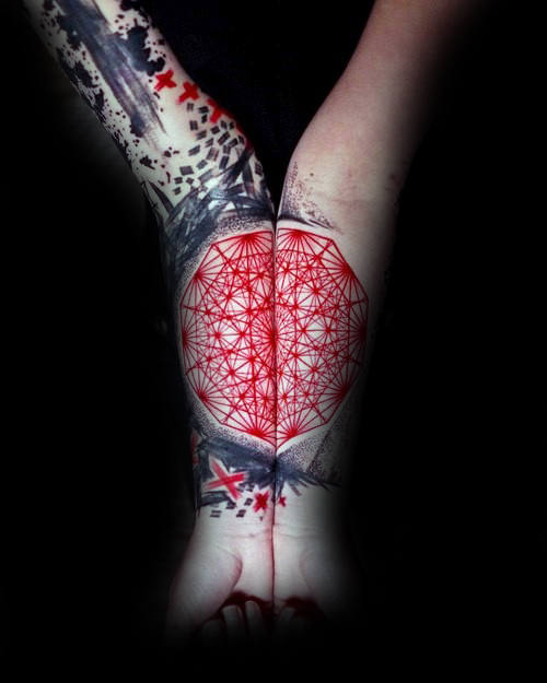 tatuaje tinta roja 58