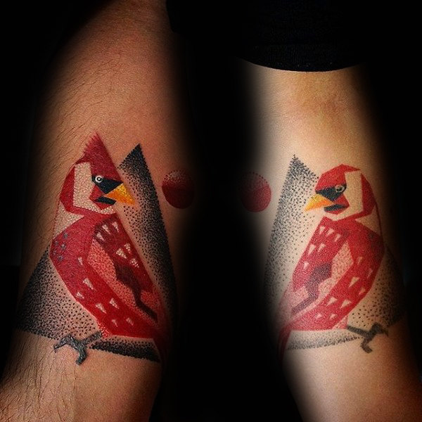 tatuaje pajaro cardenal 65