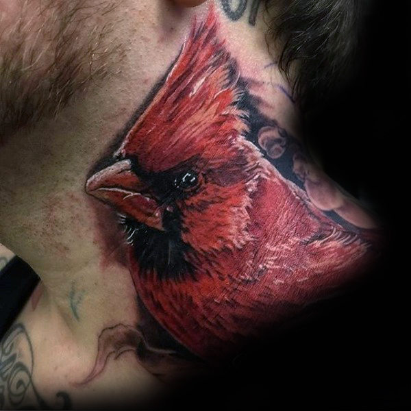 tatuaje pajaro cardenal 77