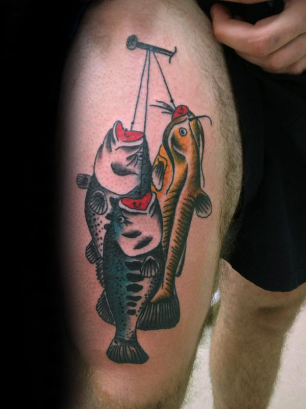 tatuaje pez gato 67