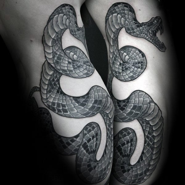 tatuaje serpiente cascabel 11