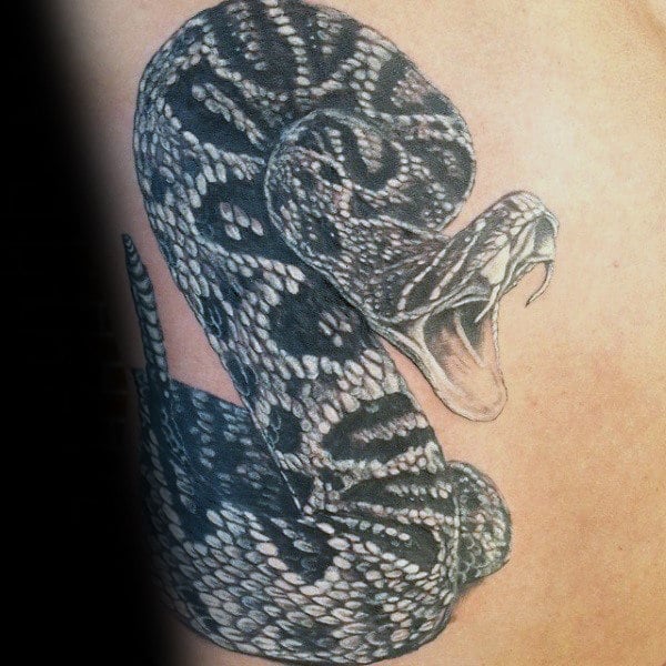 tatuaje serpiente cascabel 21
