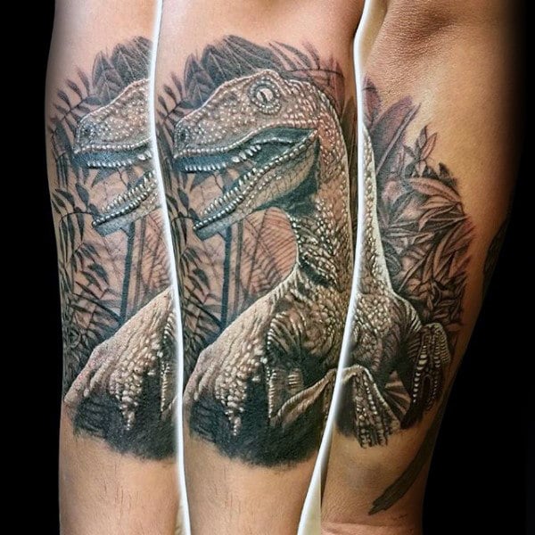tatuaje velociraptor 19