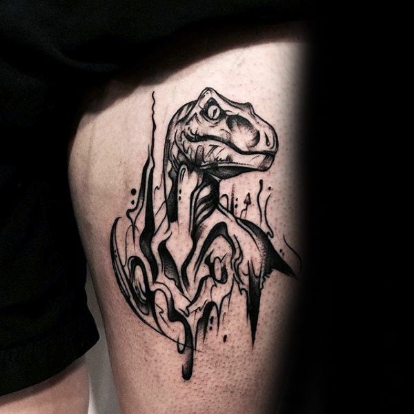 tatuaje velociraptor 25