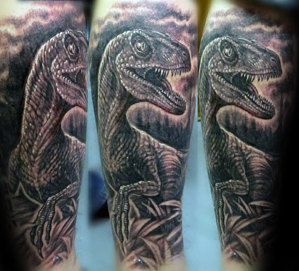 tatuaje velociraptor 33