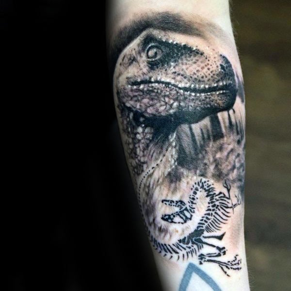 tatuaje velociraptor 55