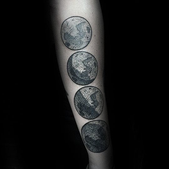 tatuaje fases luna 107