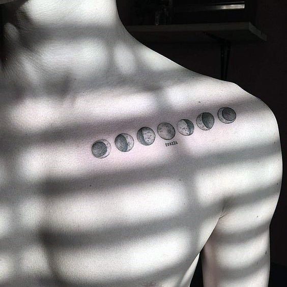 tatuaje fases luna 11