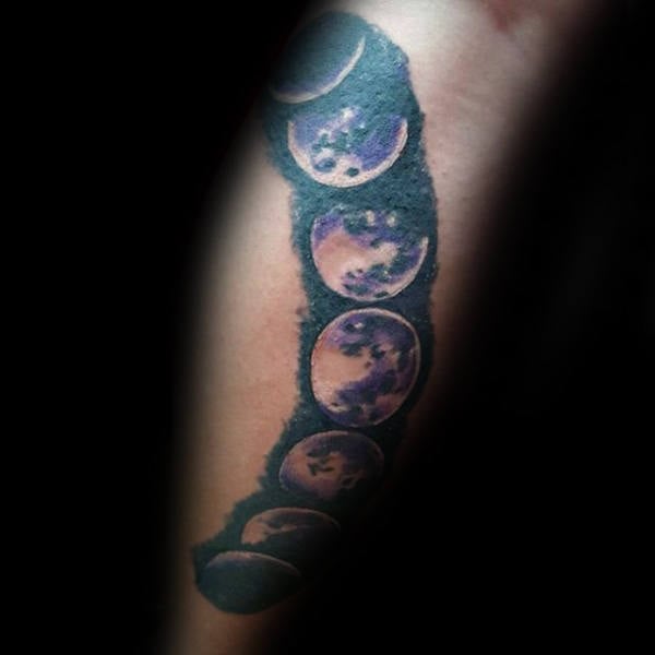 tatuaje fases luna 119