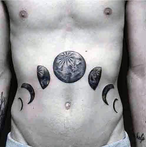 tatuaje fases luna 95