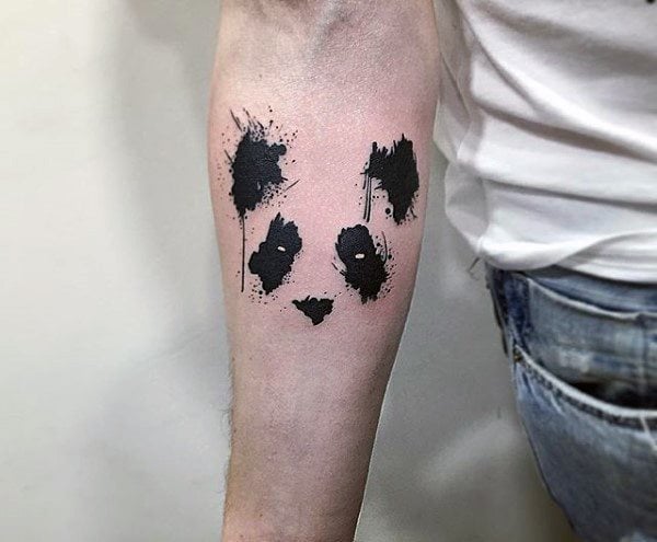tatuaje oso panda 105