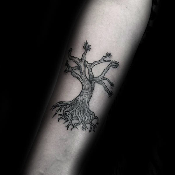 tatuaje raices arbol 63