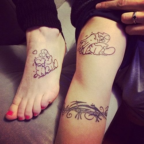 tatuaje para hermanas 1357