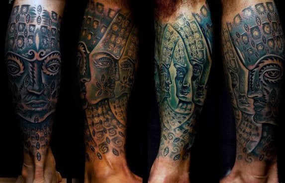tatuaje pierna 385