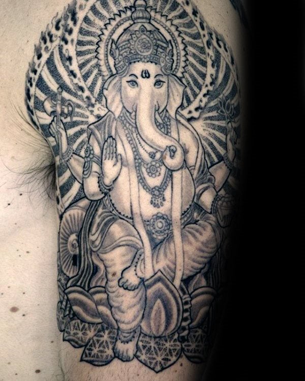 tatuaje dios ganesha 31