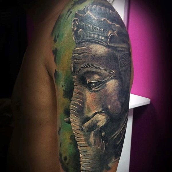 tatuaje dios ganesha 91